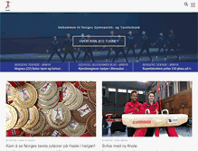 Tablet Screenshot of gymogturn.no